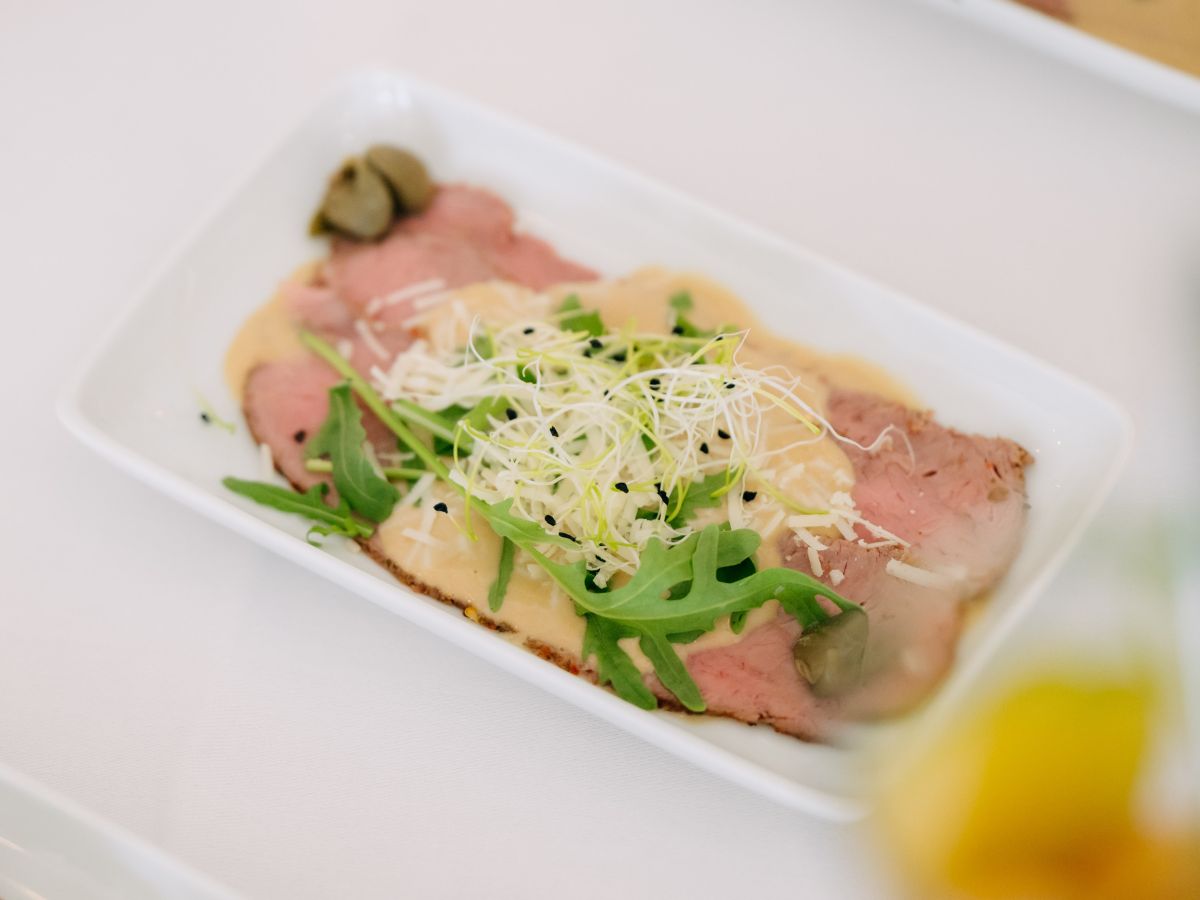 Vorspeise mit frischen Zutaten im Restaurant Giuseppe in Purbach