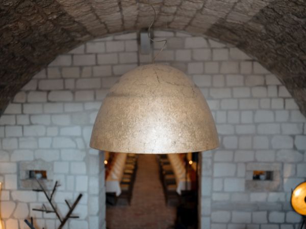 Historische Gewölbedecke im K45-Gewölbekeller von Jahn am Kellerplatz in Purbach