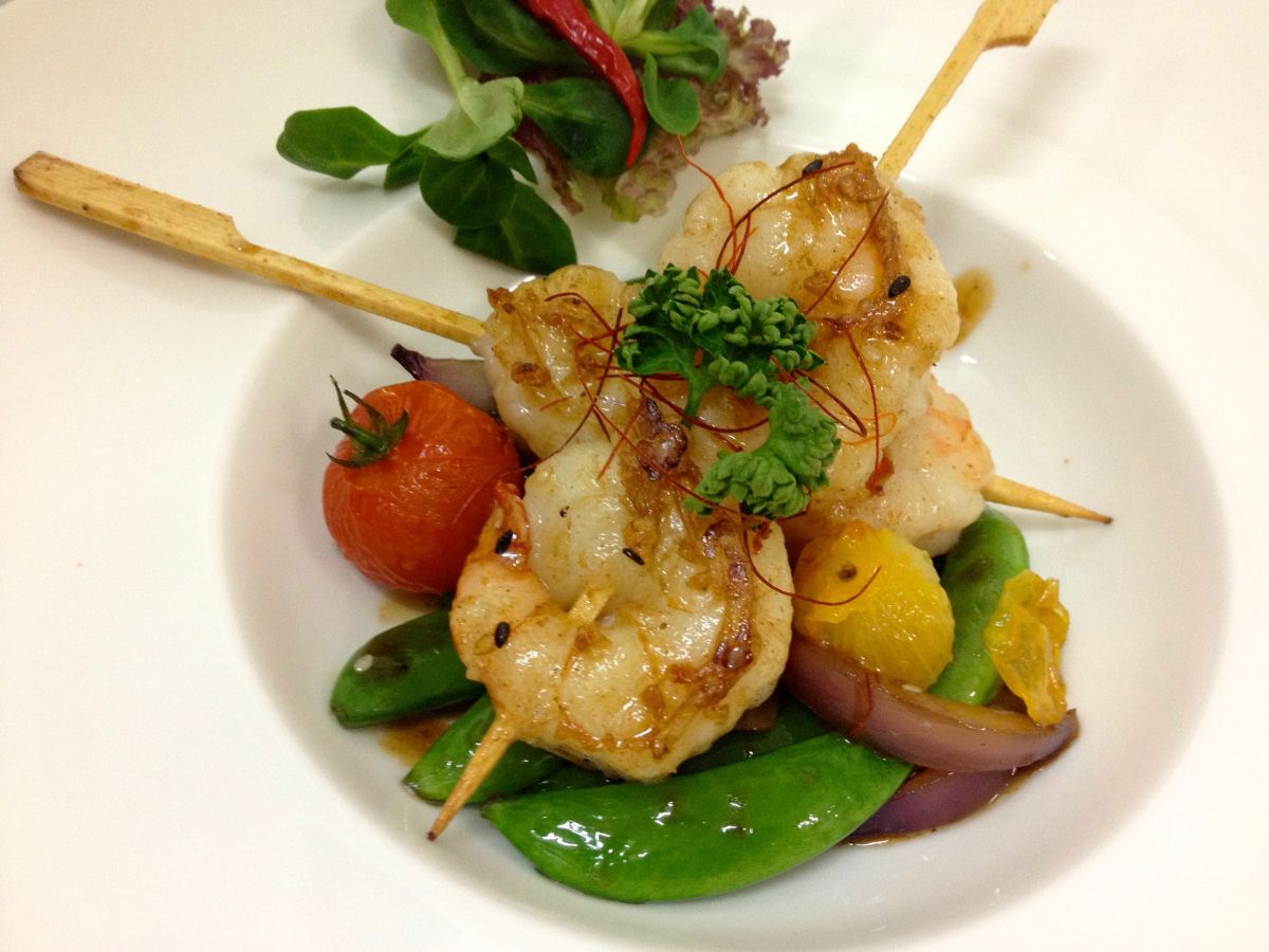 Frisch zubereitete Hauptgerichte Frisch zubereitetes Hauptgericht im Restaurant Jahn am Kellerplatz in Purbach.
